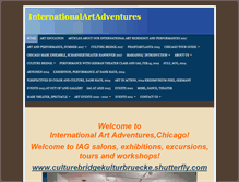 Tablet Screenshot of internationalartadventures.com